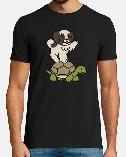 T-shirt shih tzu tartaruga
