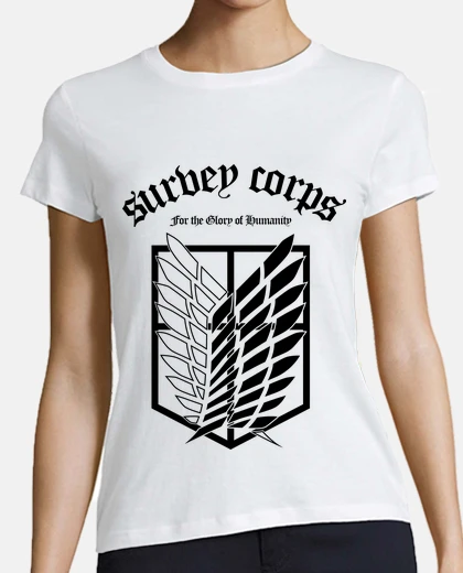 T-shirt Shingeki survey corps - black