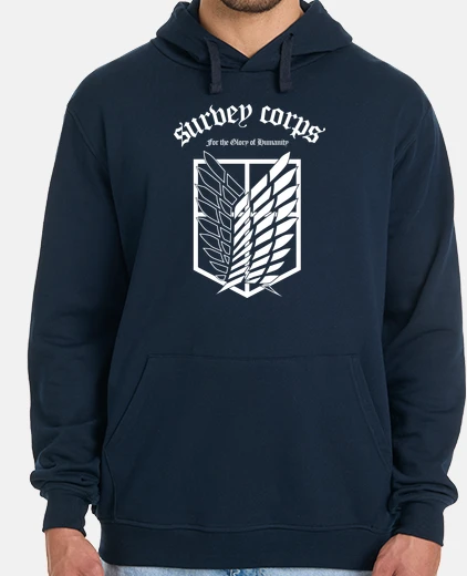 Sudadera Shingeki Survey Corps - Blanco