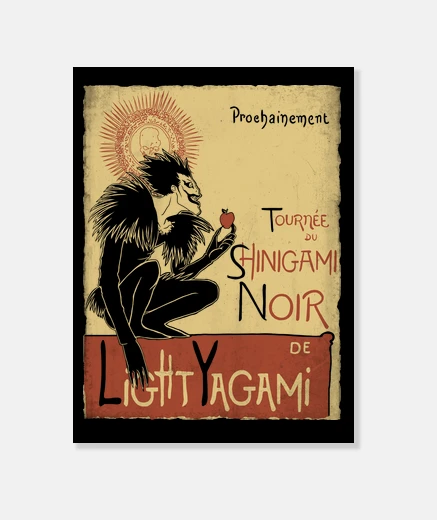 Tableau shinigami noir