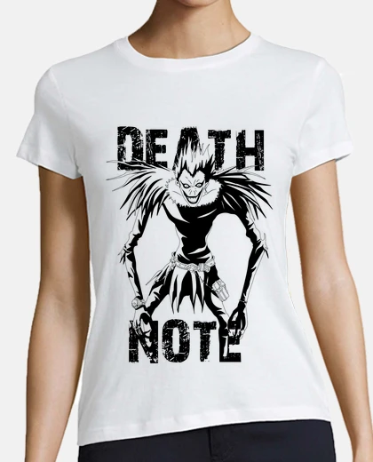 Playera shinigami ryuk - nota de la muerte