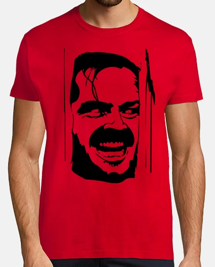 T-shirt shining sfondi chiari di kubrick nicholson