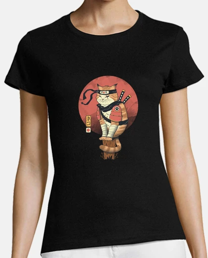 T-shirt Shinobi Cat Shirt Womens