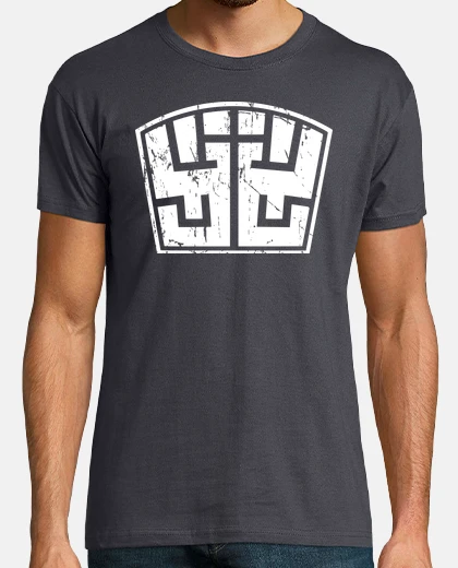 Tee-shirt shinra sol die r symbole blanc