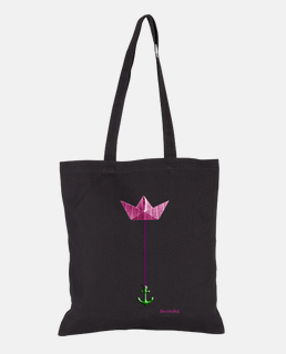 ship-anchor, cloth bag, black color