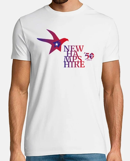 Tee-shirt shirt 50 étoiles New Hampshire