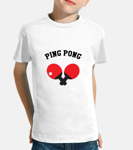 Kids shirt child table tennis, short sleeve, white
