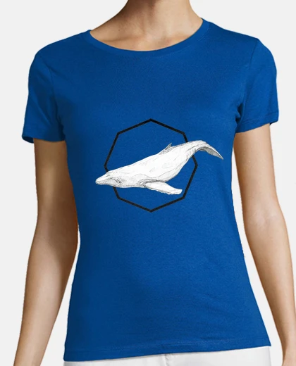 Tee-shirt shirt de baleine blanche