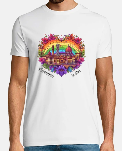T-shirt Shirt Florence is Art mod.3