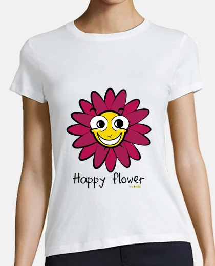 Tee-shirt shirt heureux filles de fleurs