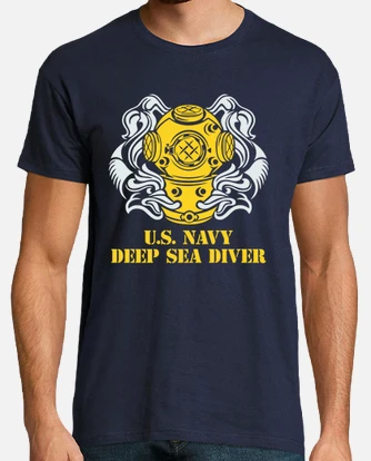 Navy sale diver shirt