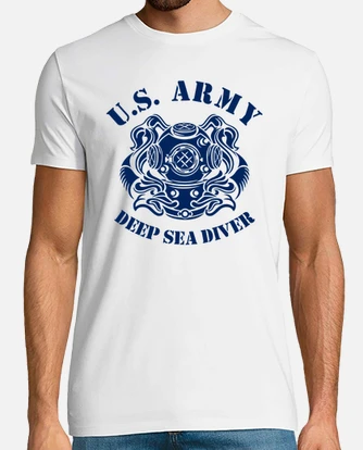 navy diver shirt