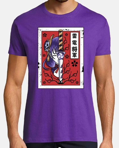 T-shirt sho gun razziato per tratto