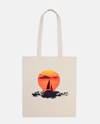 Bag Shopper di stoffa, colore naturale