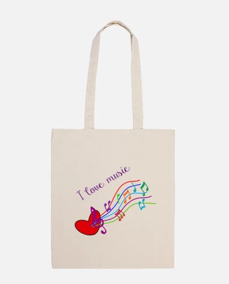Shopper di stoffa colore naturale bag tostadora