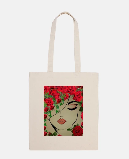 Bag Shopper di stoffa, colore naturale