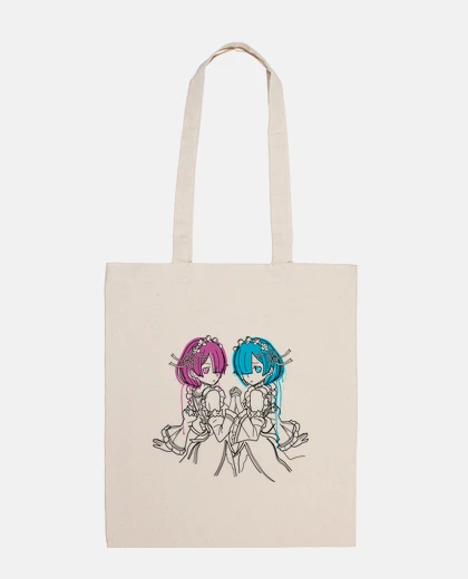 Bag Shopper di stoffa, colore naturale