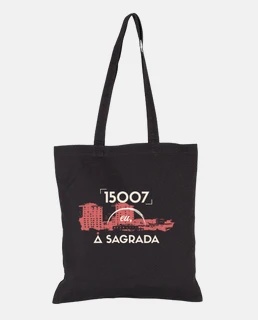 Shopper di stoffa, colore nero