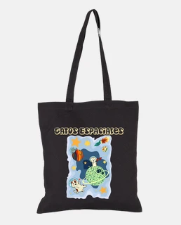 Shopper di stoffa, colore nero
