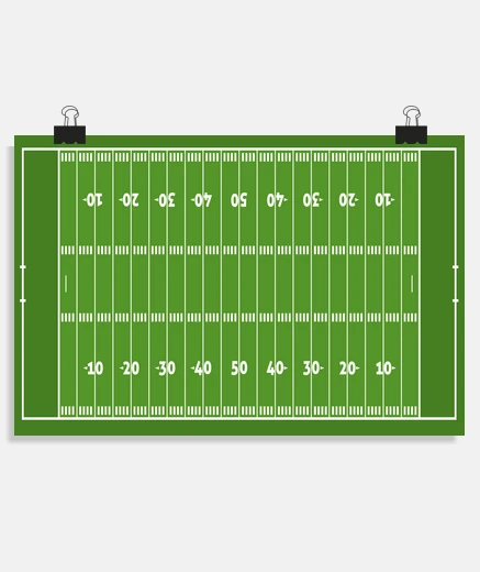 Poster Show off your colors Football