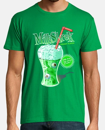 Playera Shrek leche