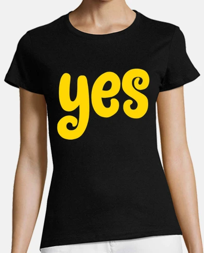 Playera sí, aceptación de boda con cuello en v