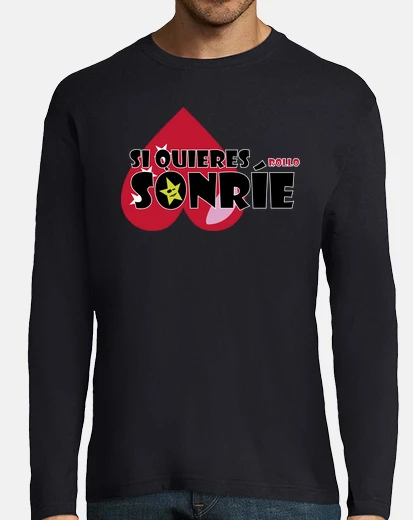Camiseta Si quieres rollo sonríe 2