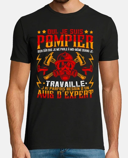 T-shirt sì sono un umorismo da vigile del fuoco