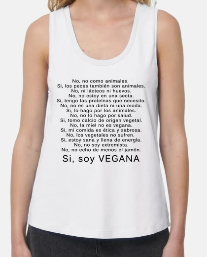 Camiseta Si, soy vegana