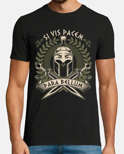 T-shirt si vis pacem per bellum frasi latine messaggi interessanti