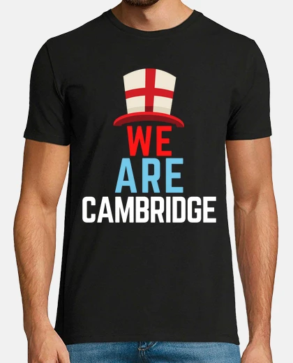 T-shirt siamo Cambridge England flag sports