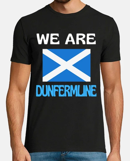 T-shirt siamo dunfermline scozia bandiera sport