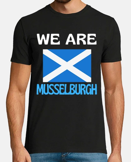 T-shirt siamo musselburgh scozia bandiera sport
