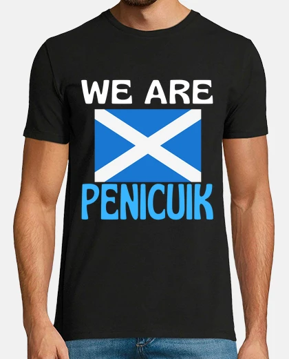 T-shirt siamo penicuik scozia bandiera sport