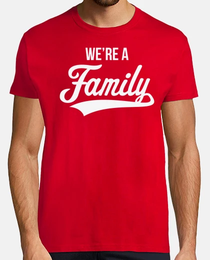 T-shirt siamo una famiglia - genitori naturali 