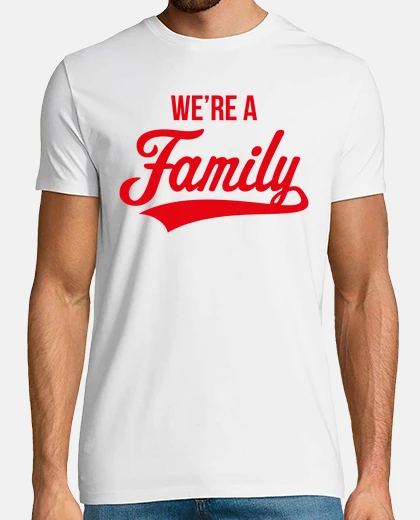 T-shirt siamo una famiglia - genitori naturali 
