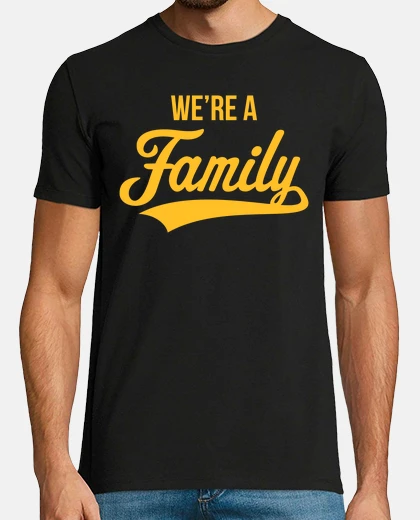 T-shirt siamo una famiglia - genitori naturali 