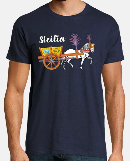 T-shirt Sicilia carretto siciliano