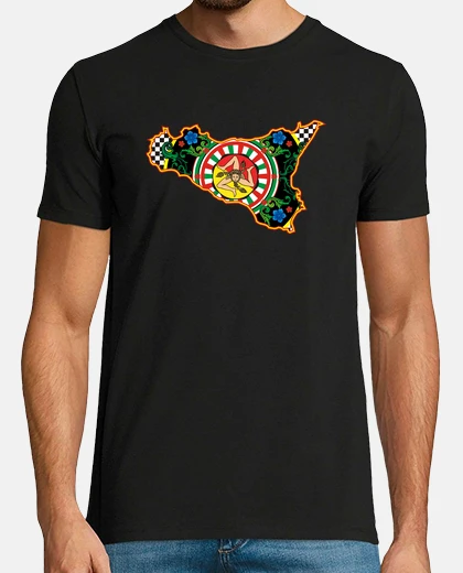 T-shirt Sicilia Maiolica Trischele