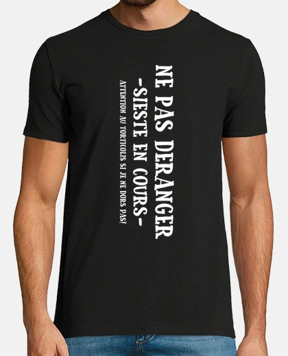 Tee-shirt Sieste en cours