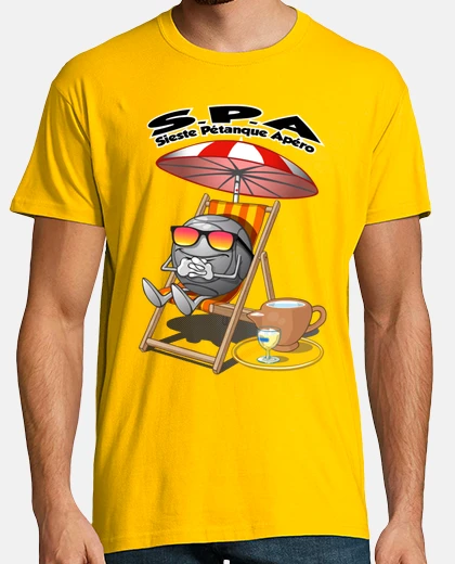 Tee-shirt Sieste pétanque apéro