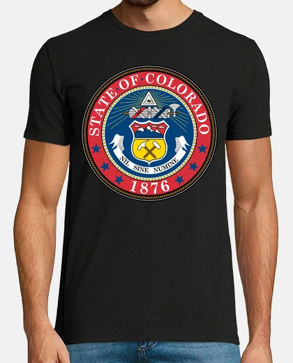 T-shirt sigillo statale di colorado