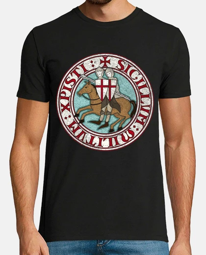 T-shirt sigillum militum xpisti cavalieri templari