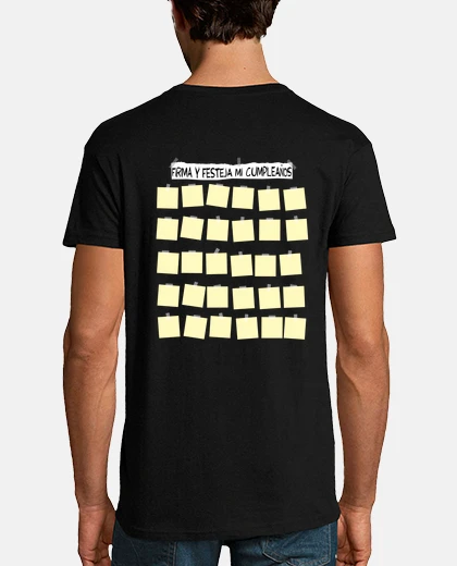 Tee-shirt signe et fête mon ans