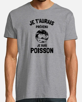 Tee shirt poisson best sale humour