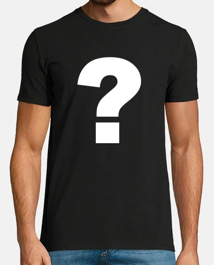 Playera signo de interrogación