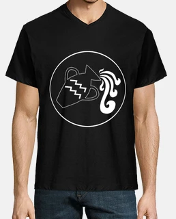 signo astrológico acuario blanco