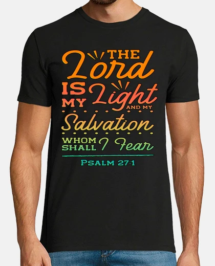 T-shirt signore luce salvezza gesù cristo dio