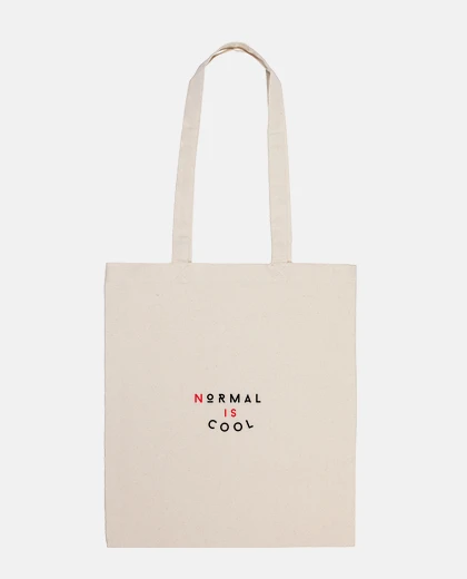 Borsa sii normale, sii te stesso, maglietta minimalista, abbigliamento unisex, sii gentile, sii umile, amo