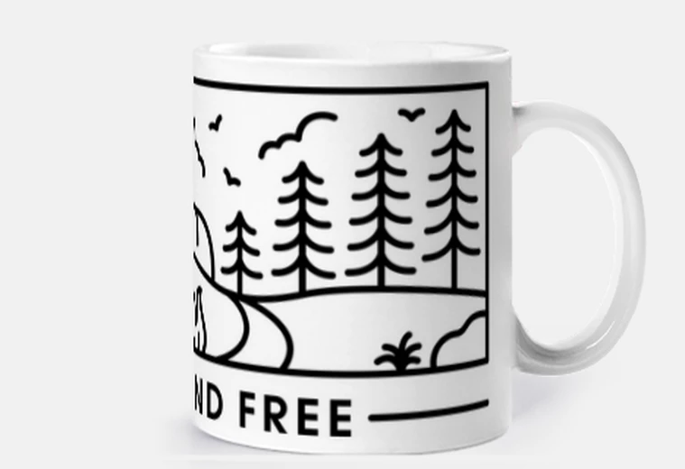 Tazza sii selvaggio e libero